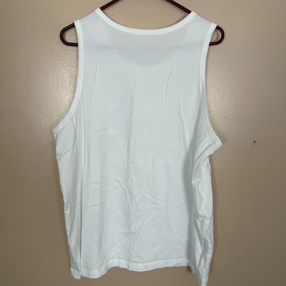 Nike Airphoria Tank Top Mens XL White Just Do It Faster More Fun Graphic - Picture 6 of 7